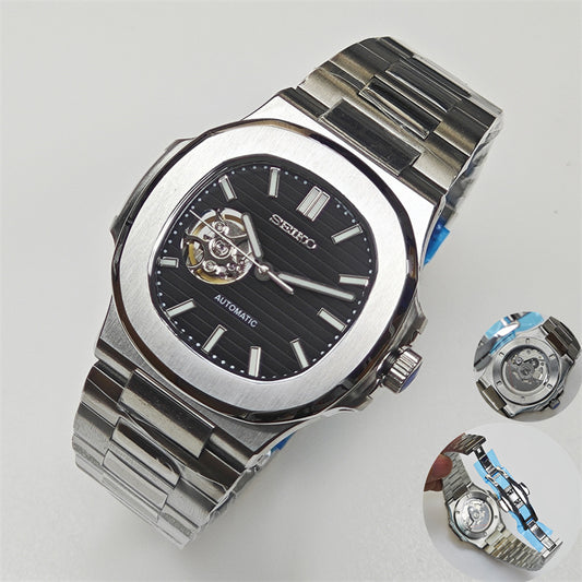 NAUTILUS BLACK OPEN HEART